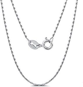 Ginger Lyne Collection Bamboo Style Necklace Chain Sterling Silver Approx 18 Inch