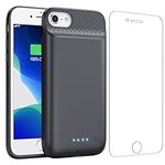 Battery Case for iPhone 8/7/6s/6/SE (2022/2020),Powerful 7000mAh Strong Slim Portable Protective Charging Case, Rechargeable Extended Battery Charger Case for iPhone 8/7/6s/6/SE (2022/2020) (4.7 Inch)