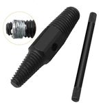 NITYA Pipe Broken Screw Extractor, 1/2" + 3/4" Double Head Stud and Screw Bolt Extractor Damaged Screw Remover