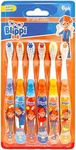 Brush Buddies Blippi Kids Toothbrushes, Manual Toothbrushes for Kids, Toothbrush for Toddlers 2-4 Years, Blippi Childrens Toothbrush, Soft Toothbrushes, 6PK