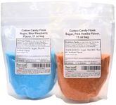 Cotton Candy Floss Sugar (Pink Vanilla Blue Raspberry Flavor, 11 oz)–Cotton Candy Flavoring Super Floss - Candy Supplies