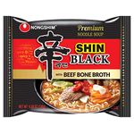 Nongshim Shin Black Noodle Soup, Spicy, 4.58 (Pack of 10)