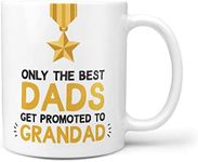 TeHe Gifts GIF for New Grandad - Baby Announcement - Only The Best Dad's Get Promoted to Grandad Mug