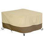 Classic Accessories 55-407-011501-00 Veranda Square Fire Pit/Table Cover, 42-Inch
