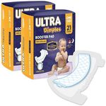 Inspire Ultra Dimples Diaper Booster Pads, One Size Fits All, 42 Count, Unisex-Babies