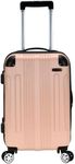 Rockland London Hardside Spinner Wheel Luggage, Champagne, Carry-On 20-Inch, London Hardside Spinner Wheel Luggage