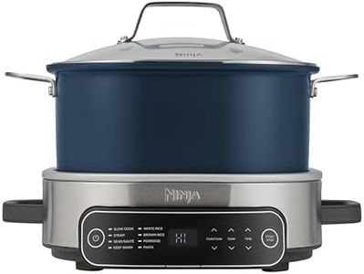 Ninja Foodi PossibleCooker, 6L Slow Cooker & Rice Cooker, 8-in-1 Versatile Functions, Midnight Blue, MC1101UK