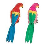 Beistle Feathered Parrots Pack of 2
