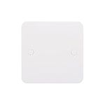 Schneider Electric - Lisse White Moulded (LWM) 25A side entry flex outlet plate - Wiring Devices Ideally suited for new construction and refurbishment projects - Concealed Fittings, 1 Gang - GGBL2033S