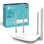 TP-Link AC1200 Wireless Dual Band Wi-Fi Router, Wi-Fi Speed Up to 867 Mbps/5 GHz + 300 Mbps/2.4 GHz, 4+1 Fast Ports, Single-Core CPU, Parental Control, Easy setup (Archer C50)