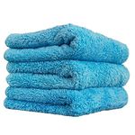 Chemical Guys MIC32103 Shaggy Fur-Ball Premium Detailing Microfiber Towel, Set of 3, Blue