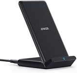 Anker Wireless Charger, 313 Wireless Charger (Stand), Qi-Certified for iPhone 12, 12 Pro Max, SE, 11, 11 Pro, 11 Pro Max, XR, XS Max, 10W Fast-Charging Galaxy S20, S10 (No AC Adapter)