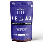 COCOSUTRA RELAX - Sugar Free Drinking Chocolate Mix | Melatonin Support for Restful Sleep | Added Ashwagandha| Non Habit Forming | Ages 14 & Up | Vegan | Keto Friendly | 200 g