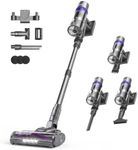 Tergeo Cordless Vacuum for Home,Tangle Free Vac for Pet,105AW,450W,V40