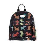 Signare Tapestry Casual Backpack Rucksack Women School Bags with Animal Design (Playful Puppy, DAPK-PUPPY)