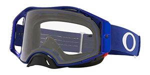 Oakley ABMX Moto Adult Off-Road Motorcycle Goggles - Blue/Clear/One Size
