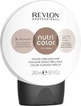 REVLON PROFESSIONAL Nutri Colour Toning Filters 821 Light Blonde Irisé Ash, 240 ml, Nourishing Colour Mask with INSTA-PIC TECHNOLOGY™, Tint Mask for Colour Refreshing Cool Mother of Pearl Shades