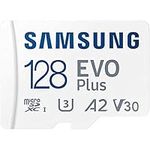 128GB Evo Plus Micro-SD Memory Card for Samsung Tab S7, S7+, S7 FE, Tab S6 lite, A7, A7 lite, Tab A8 Tablet PC + Digi Wipe Cleaning Cloth