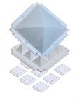 Jiten Multier Automatic Pyramid (For Basic Vastu corrections and Energy Enhancements with highly convenient features).Item's Dimesnsion B-14cm, L-14cm, H-10cm