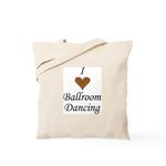 CafePress Ballroom Dancing Tote Bag Natural Canvas Tote Bag, Reusable Shopping Bag