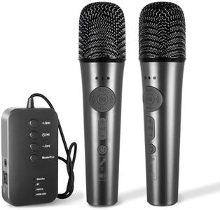 OTIC AI Portable Karaoke Machine, Multifunctional Karaoke Microphones & Multi-Pairing Converter, Auto-Vocal Removal/Sing-Along Feature; Supports Singing at Home/Outdoors/Car for Party, Camping, Travel
