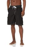 Kanu Surf Men's Barracuda Trunks, Black, Large