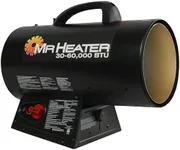 Mr. Heater MH60QFAV 60,000 BTU Portable Propane Forced Air Heater, 19.75 x 11.50 inches, black