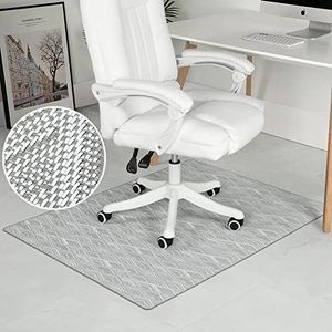 RccugmatS Chair Mat for Hardwood & Tile Floor, 47" x 52" Heavy Duty Office Chair Mat for Rolling Chairs Easy Glide, Anti Slip, Non-Curve, Floor Protector for Home Office