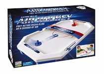 Game Zone P25118 International Playthings - Electronic Table-Top Air Hockey - Fast-Paced Sports Fun in an Easily Portable Battery-Operated Rink for Ages 5 and up