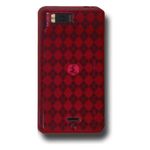 Amzer AMZ88665 Luxe Argyle Skin Case for Motorola Droid X MB810 (Red)