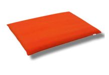 NutriBuck® | Meditation | Yoga | Cushion | (Zabuton Mat) | Filled with Buckwheat Hulls | Designed for Enhanced Comfort, Support, and Mindfulness_(Orange)