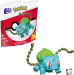 MEGA Pokémon Building Toys Set Build & Show Bulbasaur with 175 Pieces, Articulated and Poseable, 4 Inches Tall, for Kids