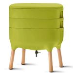 Urbalive Indoor Worm Farm - Organic Compost Vermicomposter, Chic European Design (Green)