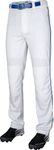 Rawlings Semi-Relaxed Full Length Baseball Pant | Solid & Piped Options | Adult Sizes | Multiple Colors White/Royal