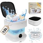 Portable Washing Machine with 3 Modes,12L Large Capacity Travel Mini Lavadora Portatil, Small Washing Machine Deep Cleaning for Baby Clothes, Underwear, Apartment, Camping, RV, Travel, (blue)