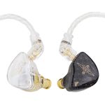 TANGZU Wan er S.G in Ear Monitors Headphone, HiFi IEM Wired Earbuds for Musician Audiophile 10mm Dynamic Driver in-Ear Earphone with Ergonomic Fit, 2 Pin 0.78 Detachable Cable (Mix Color, with mic)