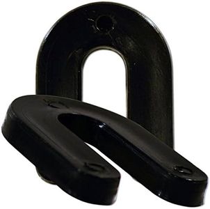 CD Products 1/4" Black Slotted Shims, 1000 Pcs Box