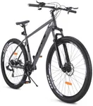 UOKAA 29 Inch Mountain Bike-Mountain Bike for Adults - 19 inch Aluminium Frame, 2.1 Inch Tires, 21-Speed, Suspension Fork, Disc Brakes, Ergonomic Seat
