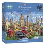 London Calling | 1000 Piece Jigsaw Puzzle | London Attractions Puzzle | Sustainable Jigsaw Puzzle for Adults | Premium 100% Recycled Board | Great Gift for Adults | Gibsons Games