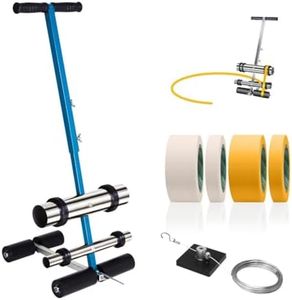 Calcy Ssay Line Striping Machine, with Drawing Circle Kit, Parking Lot Striping Machine for Driveway, Asphalt Or Concrete, Basketball Courts, Pickleball Court, Road Warning