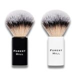 Forest Hill Premium Lincoln Shaving Brush For Men, Super Soft Bristles & Ergonomic Design, Compact & Easy Grip, Ideal For Personal & Professional Salon (Black & White)