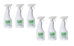 ALTRUIST 500 ml Flat Spray Bottle Trigger Spray Bottle for Liquid Sprayer Sanitizer | Ironing | Garden | Office | Hospital | Salon Multipurpose Used (Set of 6) White