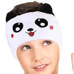 Smileshiney Over the Ear Headband Headphones, Cartoon Kids Headband Headphones, Kids Headphones Volume Limited with Thin Speakers & Super Soft Fleece Headband for Car Seat Headrests, School