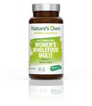 Nature's Own Women's WHOLEFOOD Multi with Iron. 60 Vegan Capsules. New Packaging