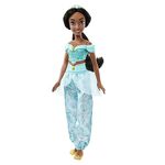 Mattel Disney Princess Toys, Jasmine Fashion Doll, Sparkling Look with Black Hair, Brown Eyes & Tiara Accessory, Inspired by the Movie Aladdin