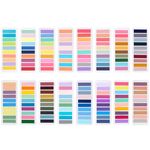 XOYTN 3200pcs Sticky Tabs, 16 Packs Index Tabs Colored Mini Repositionable Book Page Markers Annotation Labels File Flags Tabs for Reading Notes, Books, Notebook,Classify Files, Office Supplies