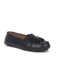 HUSH PUPPIES Tassel Loafer Womens Black 6 UK/India