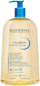 Bioderma Atoderm Shower Oil, Cleansing Oil For Face & Body, Nourishing Cleansing Oil For Dry to Atopic Sensitive Skin For Softer & Smooth Skin For Your Whole Family