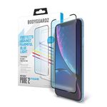 BodyGuardz - Pure 2 EyeGuard Glass Screen Protector for iPhone 11 Blue Light Edge-to-Edge Glass Protector for Apple iPhone 11 / Xr - CASE Friendly