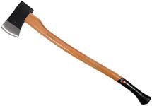 1844 Helko Werk Germany - Förster Professional Heavy Felling Axe for Felling Trees and Wood Cutting - Head 4.5 lb, Handle 35 in (Heavy Felling) #10460